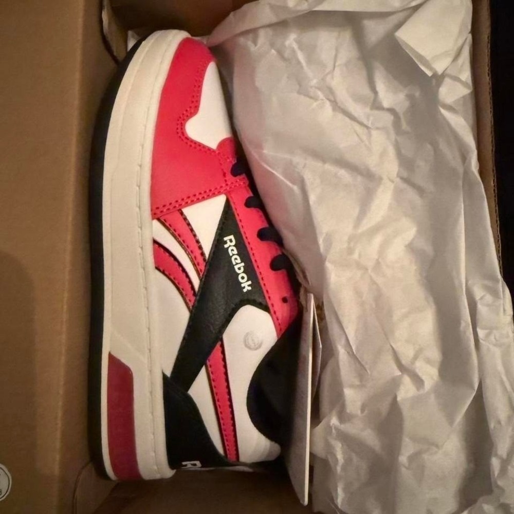 Reebok Royal Prime Step N Flash Kids Sneakers Pink White Black 100202285 Size 13